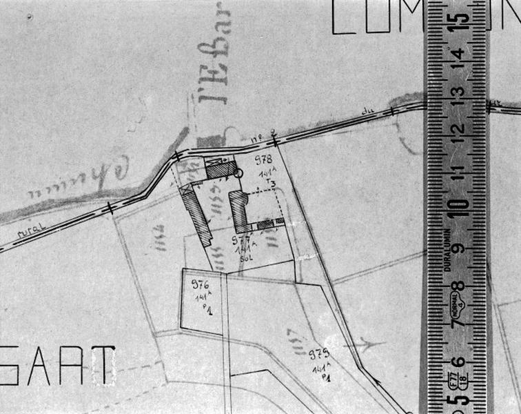 Cadastre de 1812 révisé en 1939, section B1 (minute).