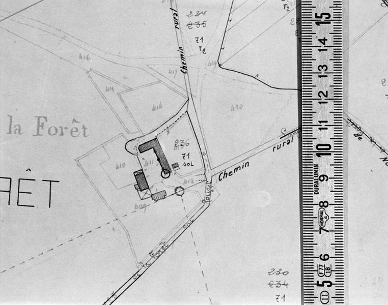 Cadastre de 1812 révisé en 1939, section B2 (minute).