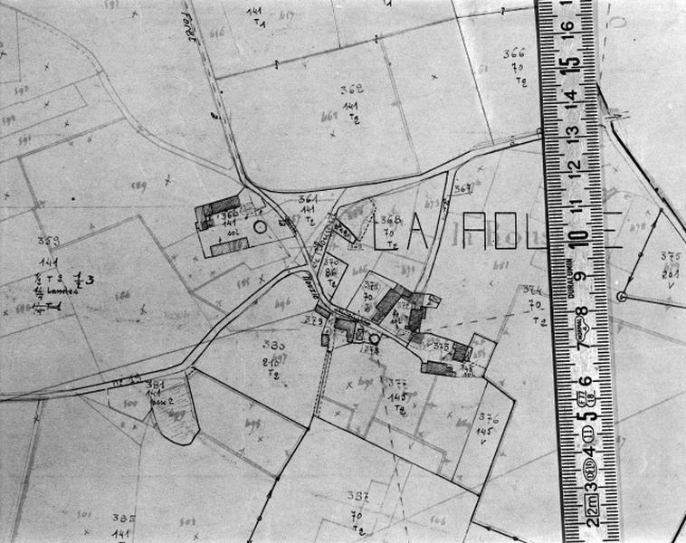 Cadastre de 1812 révisé en 1939, section B3 (minute).