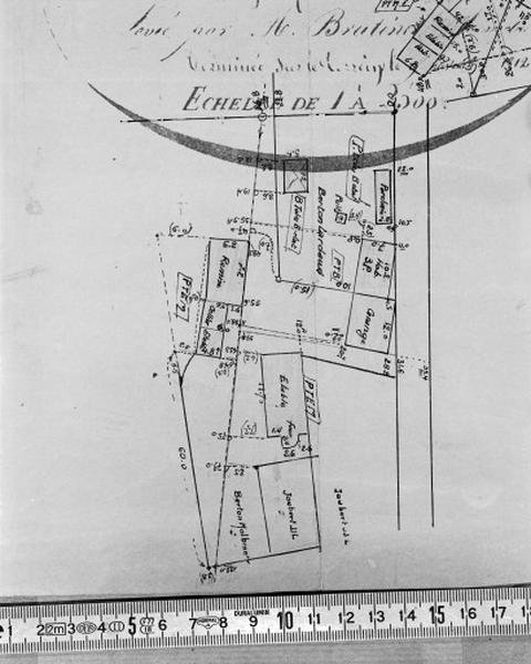 Cadastre de 1812-1813 révisé en 1949, section C1 (minute).