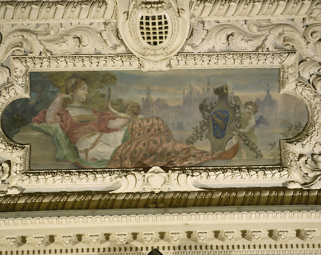 Peintures de plafond : compositions allégoriques