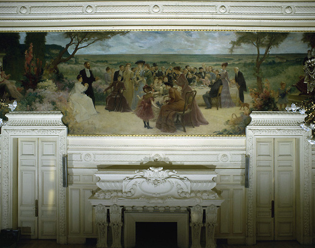 Salle des Mariages : peinture de Cormon, partie centrale de la composition.