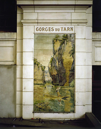 Panneaux de céramique : Gorges du Tarn.