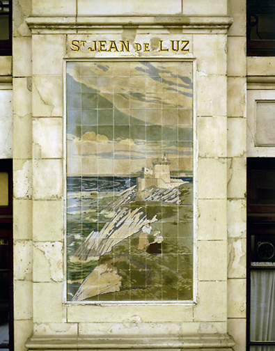 Panneaux de céramique : Saint Jean de Luz.