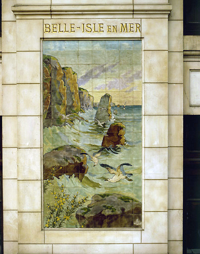 Panneaux de céramique : Belle-Isle en Mer.