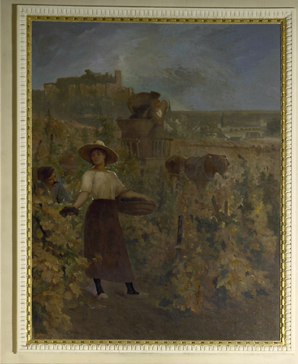 Salle des Mariages : les Vendanges par Cormon.