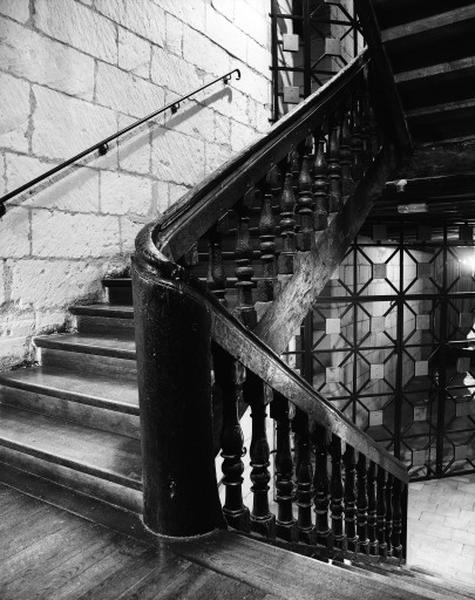 Escalier sud du pavillon de Mars.