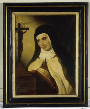 Tableau : portrait de mère Anne de Saint Barthélémy