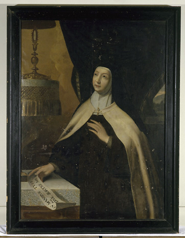 Tableau : portrait de mère Madeleine de saint Joseph