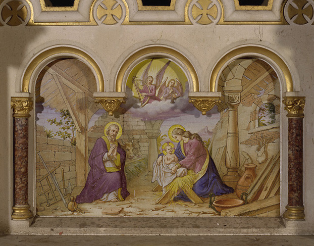 Détail : la Nativité.