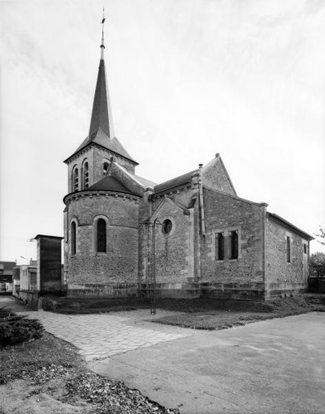 Vue générale du chevet, du nord-est.