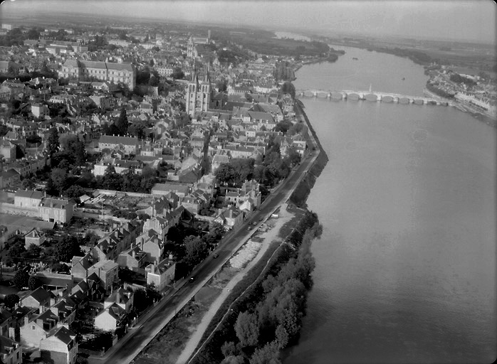 Vue aérienne en 1959.