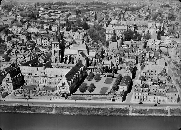 Vue aérienne en 1951.