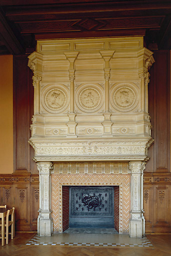 Cheminée du grand salon