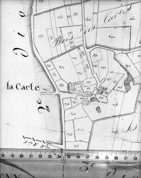 Cadastre napoléonien, détail : la Carte.