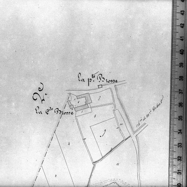 Cadastre napoléonien, détail : la Grande Brosse.