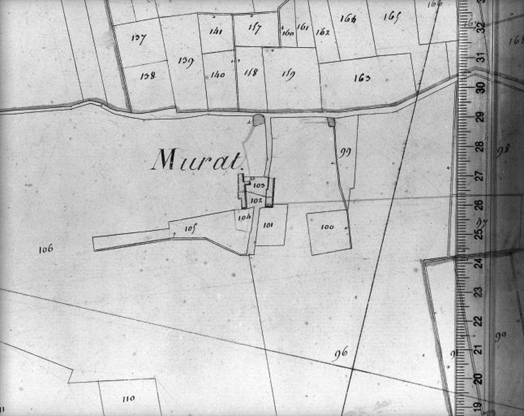 Cadastre napoléonien, détail : Murat.