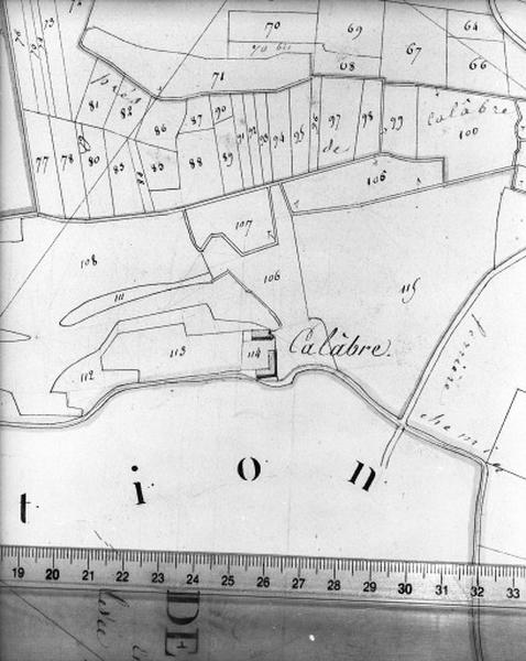 Cadastre napoléonien, détail : Calabre.