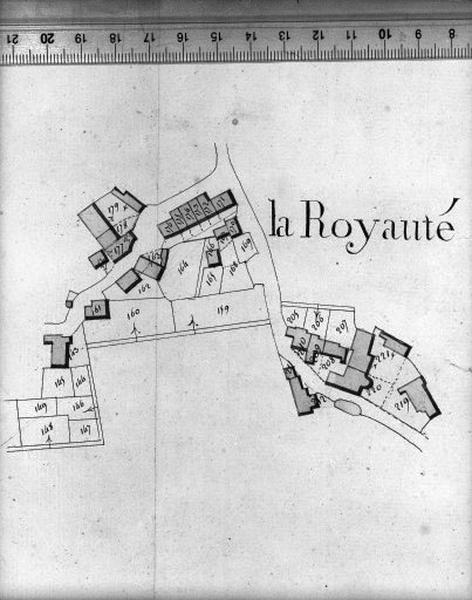 Cadastre napoléonien, détail : la Royauté.