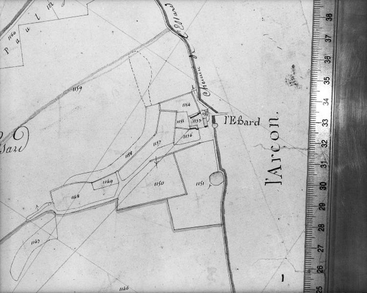 Cadastre napoléonien, détail : l'Essard.