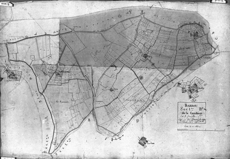 Cadastre napoléonien section B2, vue d'ensemble.