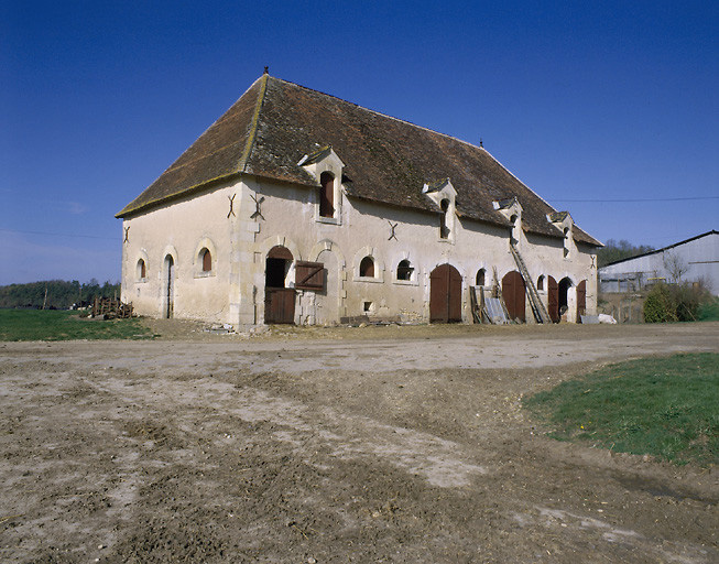 Vue générale de l'étable (2ème moitié du 19ème siècle).