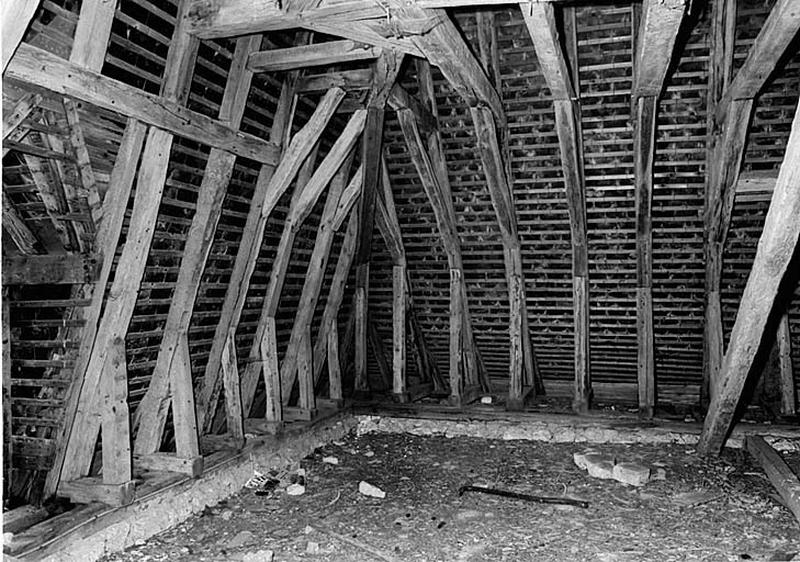 Vue générale comble du pavillon côté ferme.