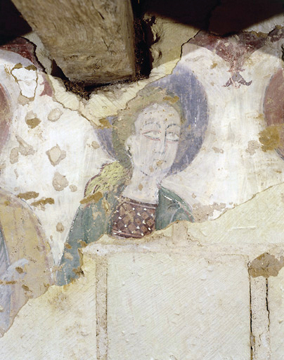 Fragment d'une scène biblique : La Cène, détail.