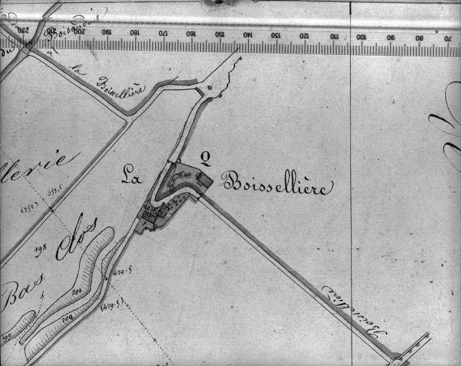 Extrait du plan cadastral napoléonien, section B1.