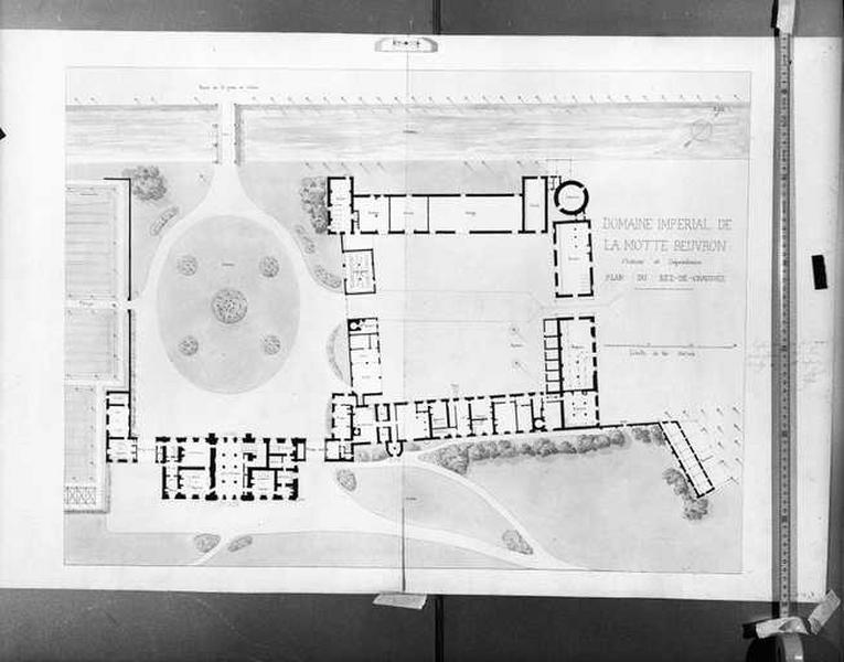 Plan du rez-de-chaussée.