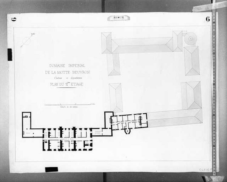 Plan du second étage.