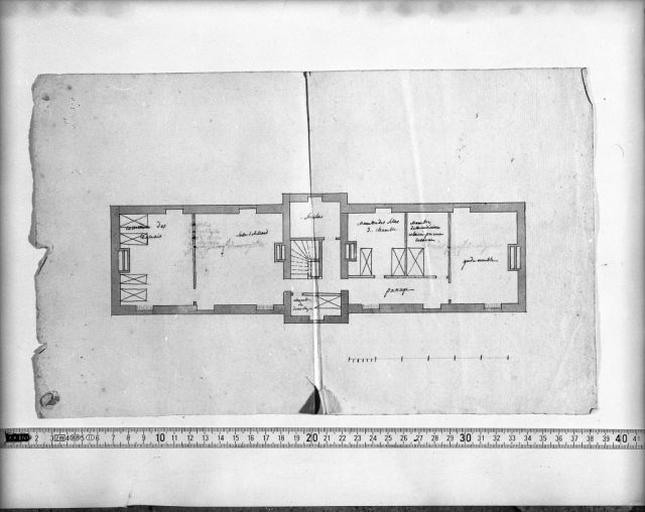 Plan des combles.