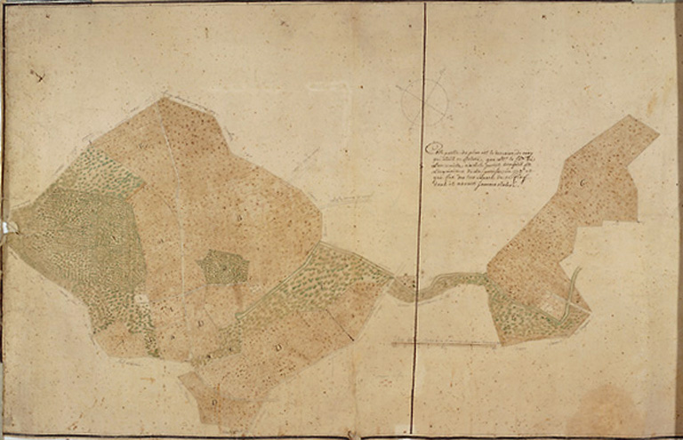 Plan de la Périsse et de Tessiaux, 1759