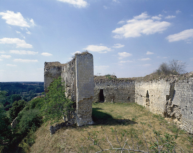 Vue depuis le sommet de la courtine.