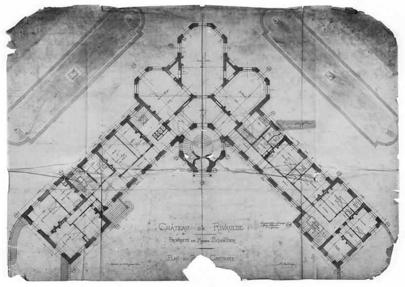 Plan du rez-de-chaussée.