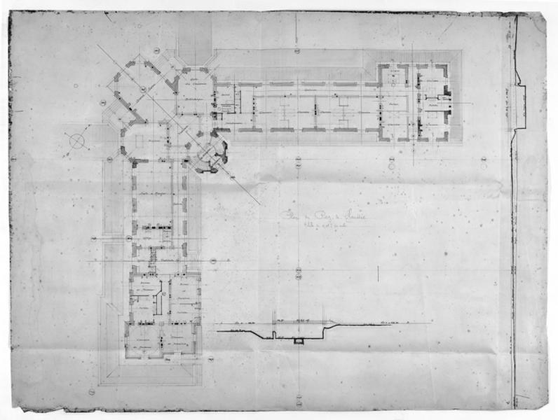 Plan du rez-de-chaussée.