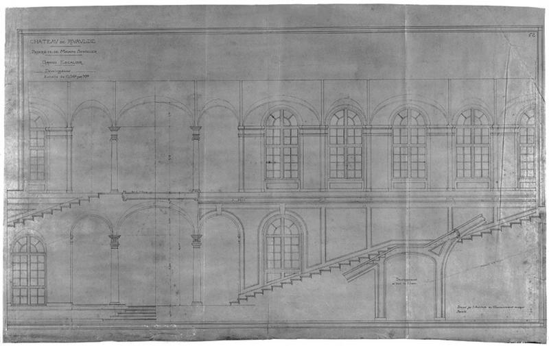 Escalier et vestibule.