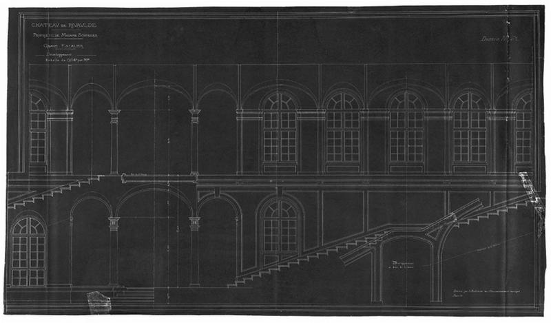 Escalier et vestibule.