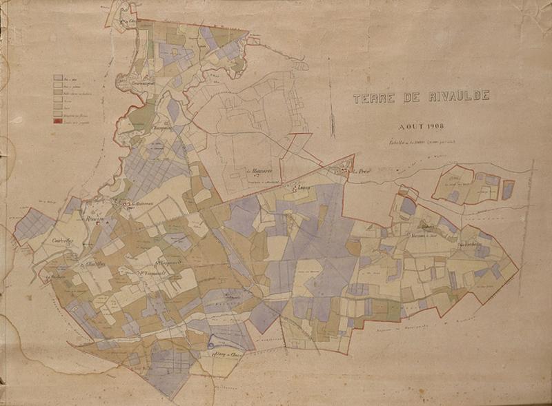 Plan de situation du domaine.