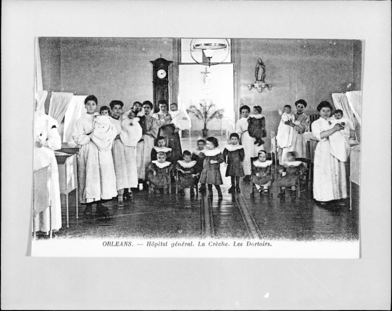 La crèche (carte postale éditée par Neurdein Frères).