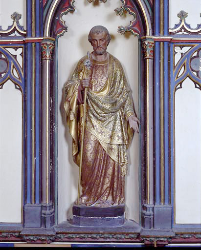 Statue : saint Joseph.