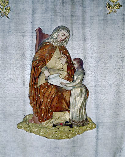 collatéral nord : sainte Anne et la Vierge.