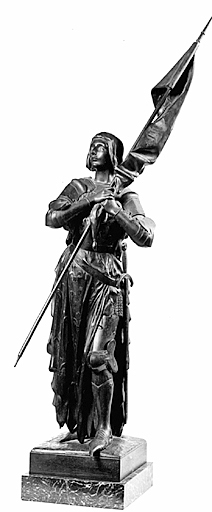 Statue : Jeanne d'Arc.