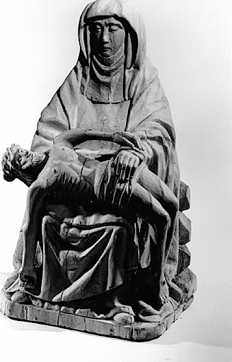 Groupe sculpté : Pietà.