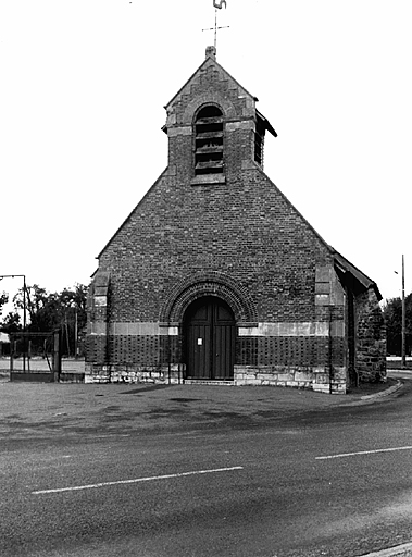 Vue générale de la façade ouest.