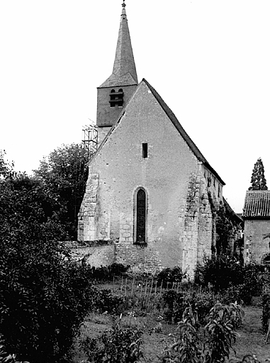 Vue générale du chevet, du nord-est.