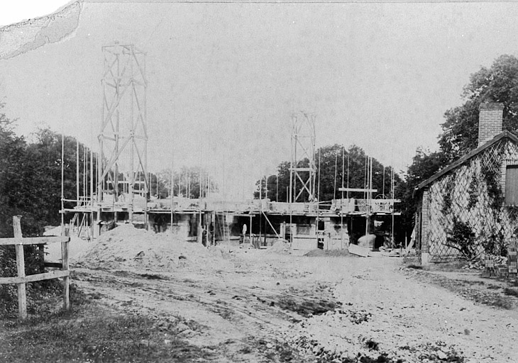 Château : état d'avancement des travaux le 02/06/1891.