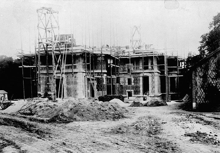 Château : état d'avancement des travaux le 20/08/1891.