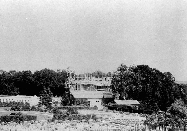 Château : état d'avancement des travaux le 20/08/1891.