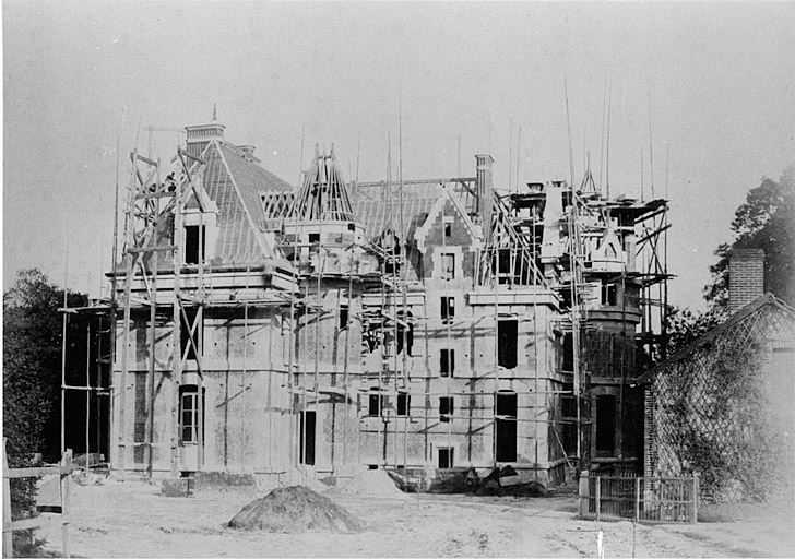 Château : état d'avancement des travaux le 06/11/1891.